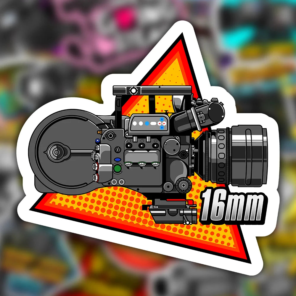 16mm film camera sticker