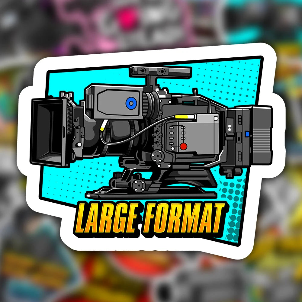 alexa mini lf large format camera sticker