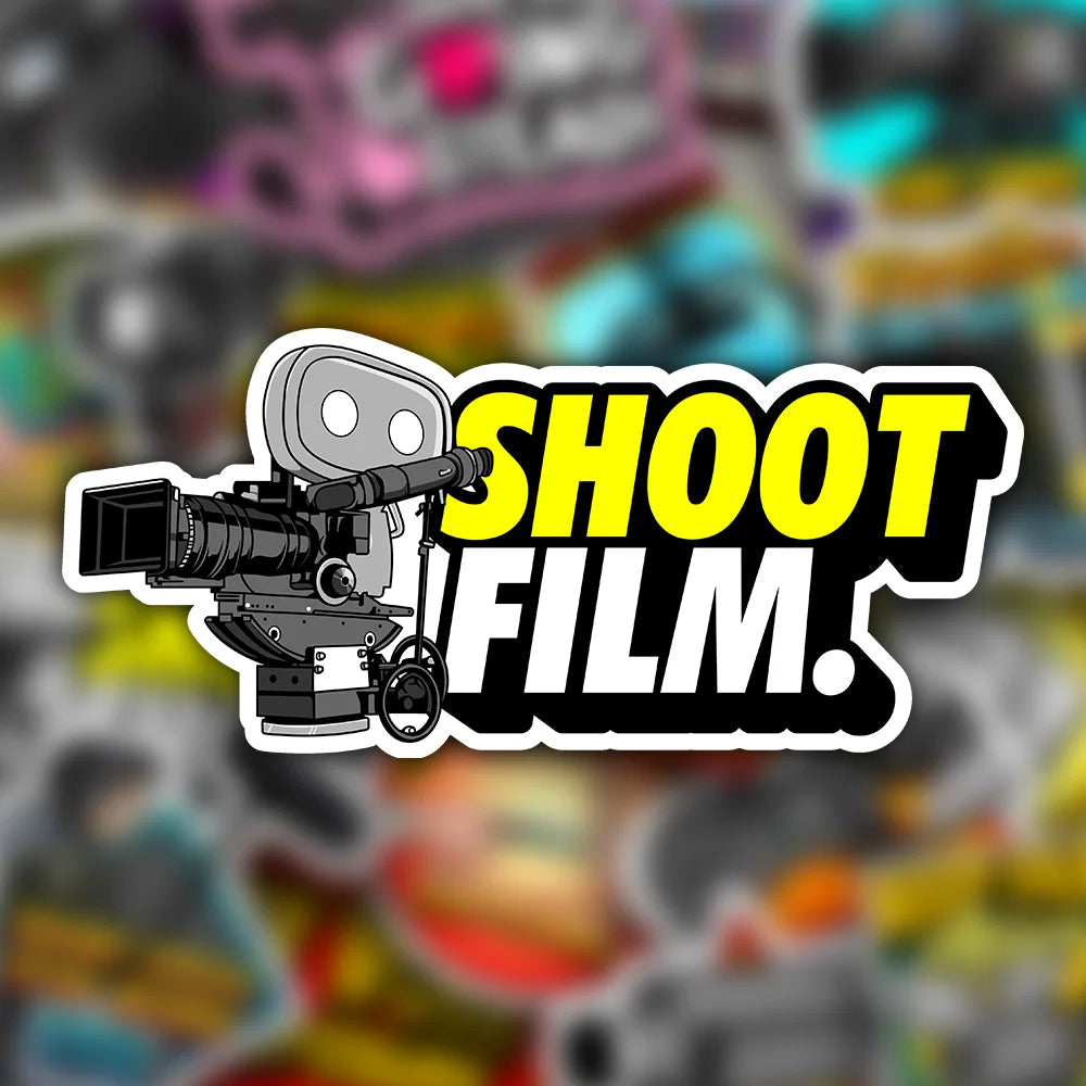 Shoot Film Camera Sticker