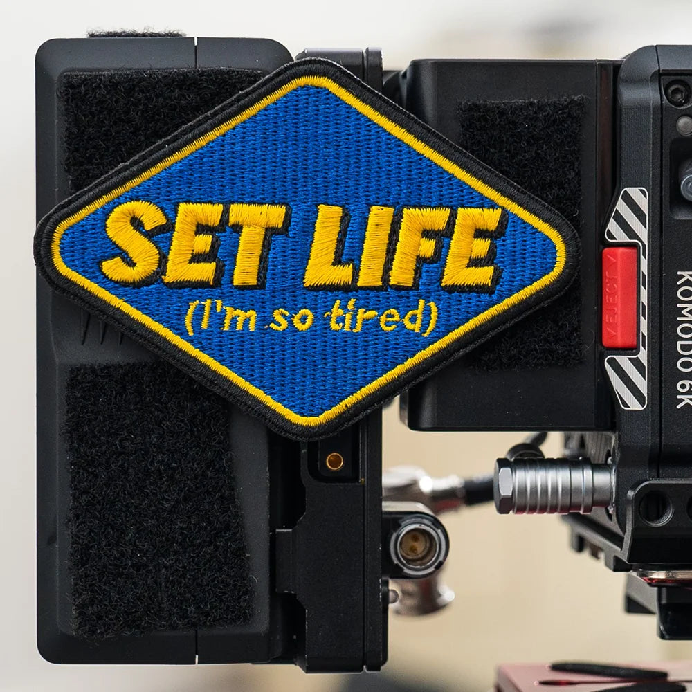 Set Life I'm so tired Velcro Embroidered Patch