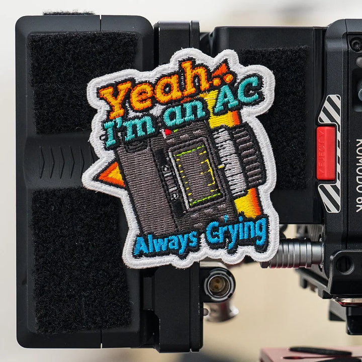 Yeah..I'm an AC Always Crying Velcro Embroidered Camera Patch