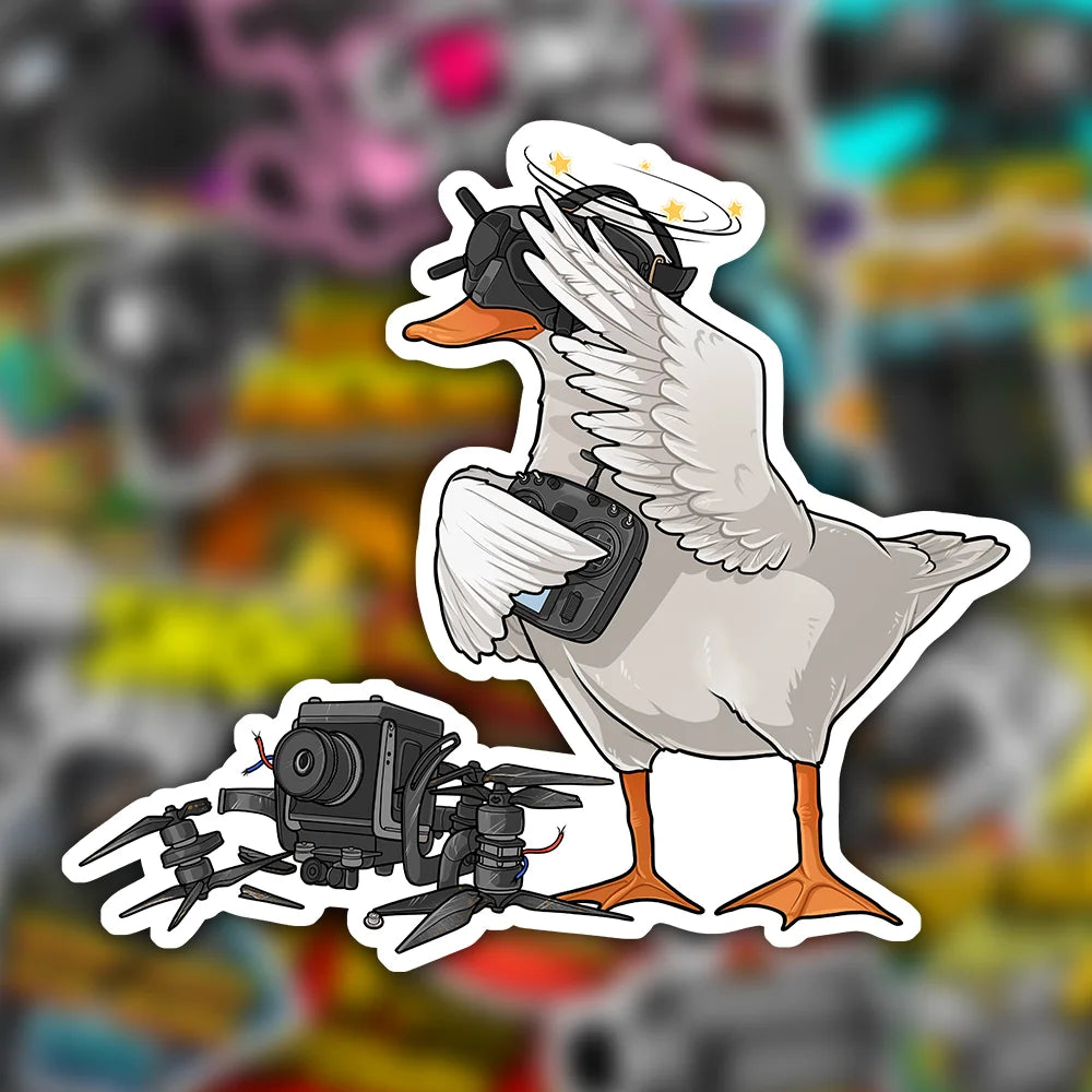 Sticker matte duck stickers embroidered patches velcro patches funny stickers Funny filmmaker stickers Funny patches Camera Stickers Filmmaker Stickers Filmmaking Stickers Movie set memes Movie set humor film memes filmmaker memes filmmaking memes fpv drone pilot sticker 