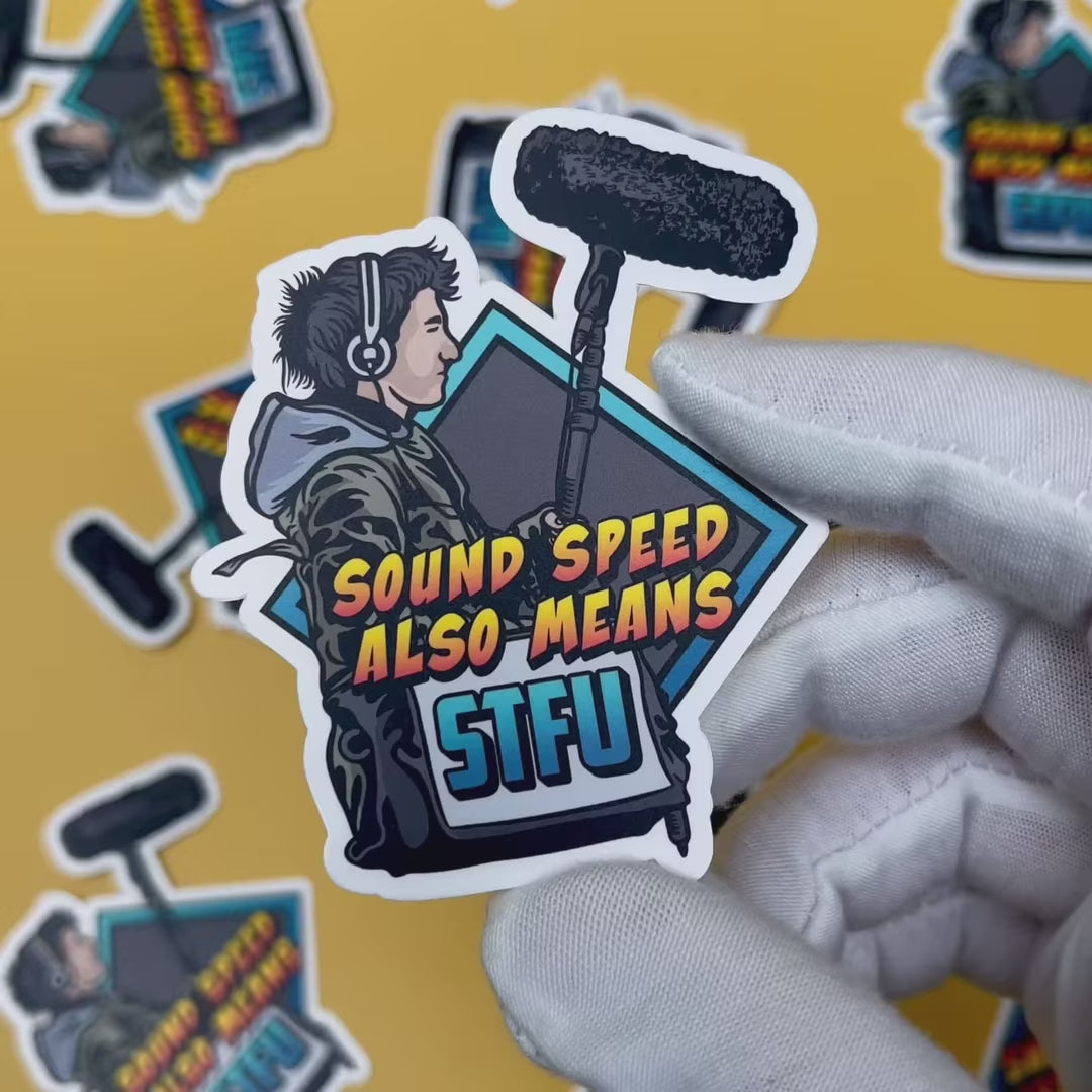 Sound Speed Sticker