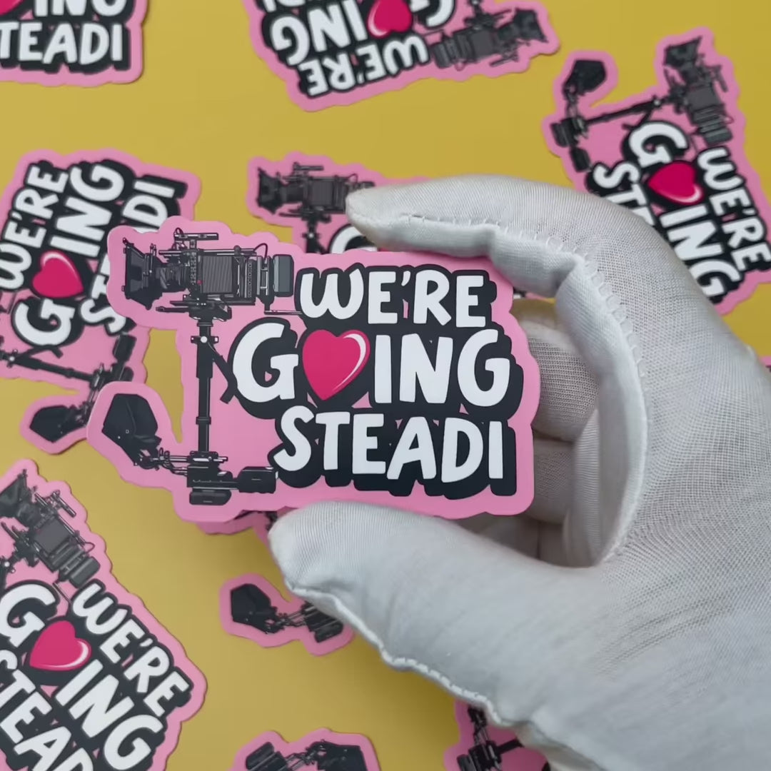 We're Going Steadi Sticker