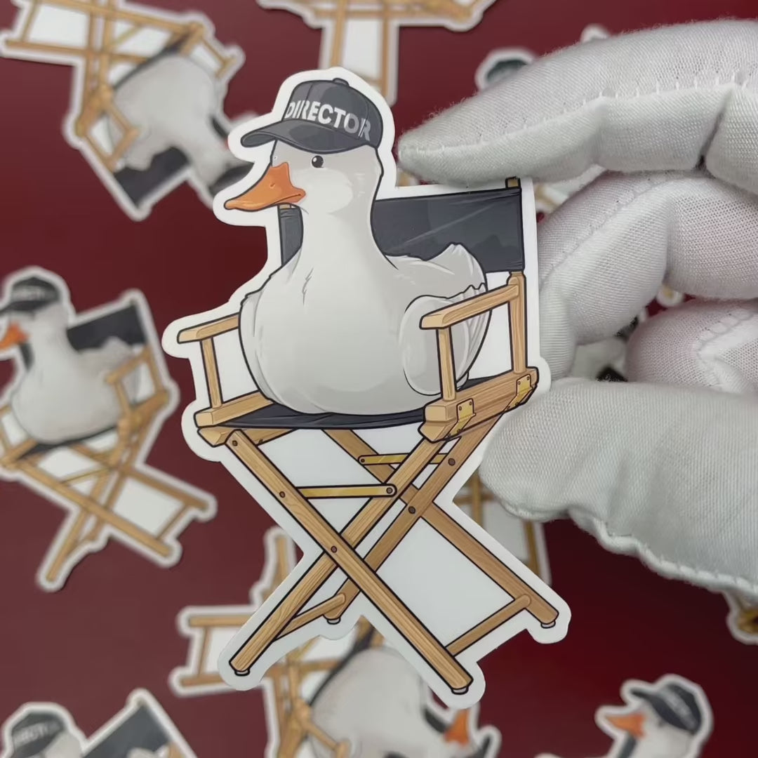 Director Duck Sticker